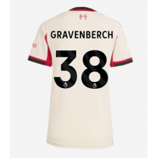Liverpool Ryan Gravenberch #38 Bortedrakt Kvinner 2025-26 Kortermet